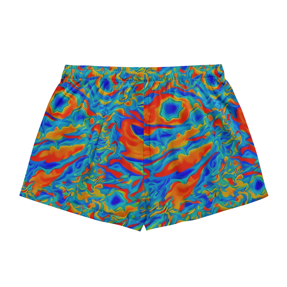 Liquid Voltage on Women's Pajama Shorts — Back