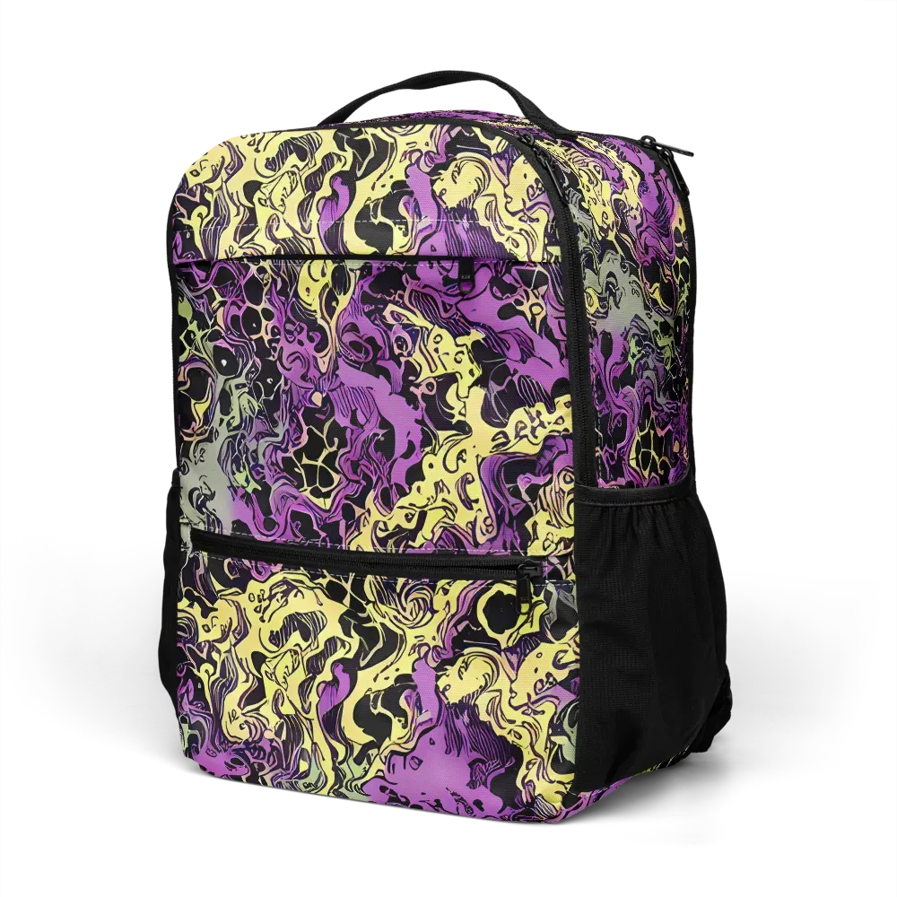 Violet Fossil on Utility Backpack — Left Front