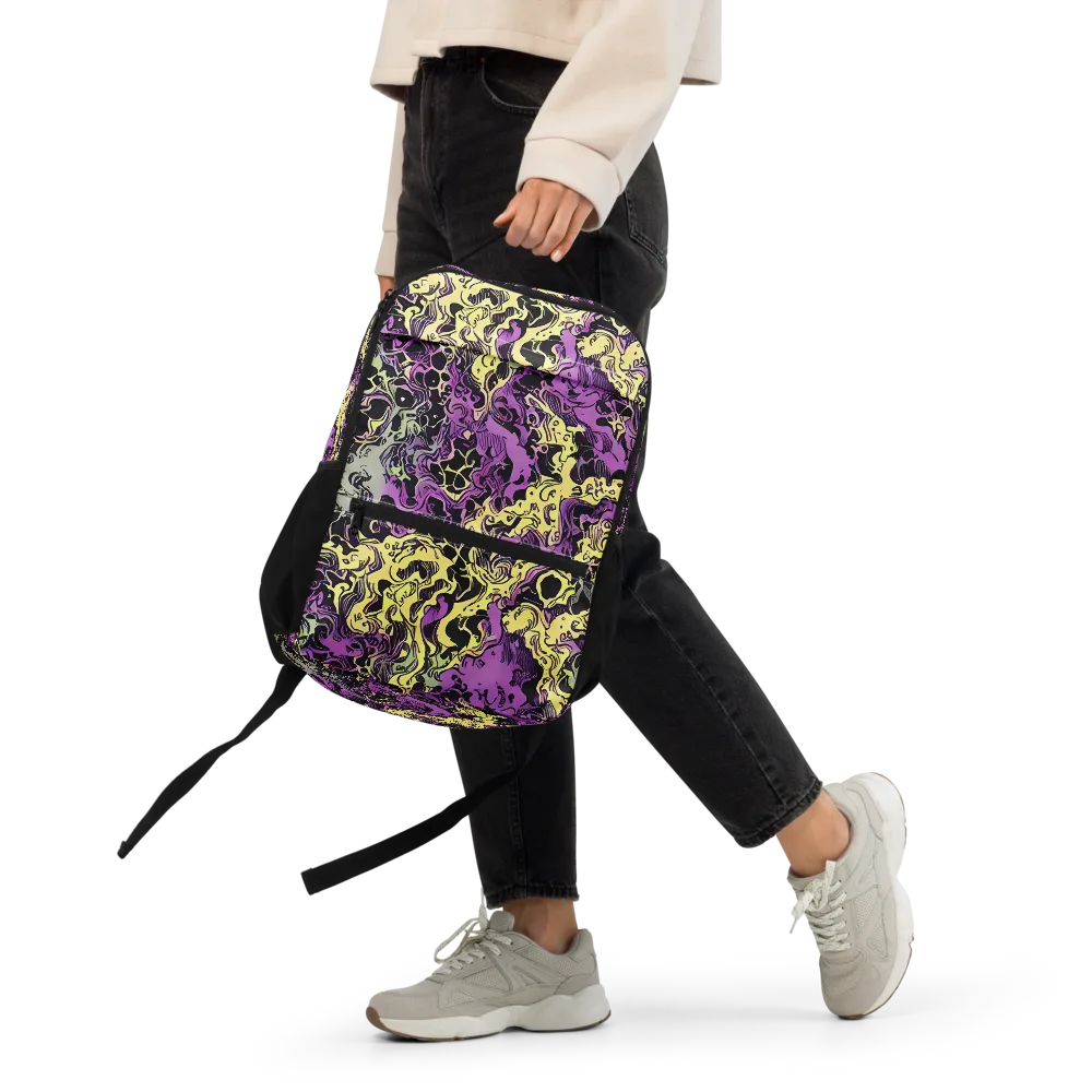 Violet Fossil on Utility Backpack — Front