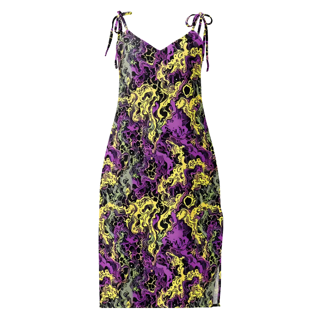 Violet Fossil on Slip Dress — Front