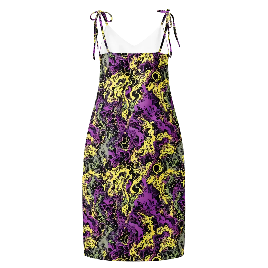 Violet Fossil on Slip Dress — Back