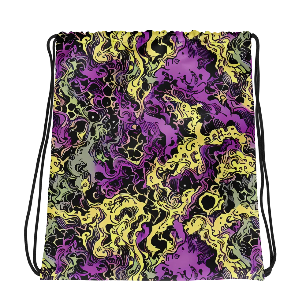 Violet Fossil on Drawstring Bag — Photo