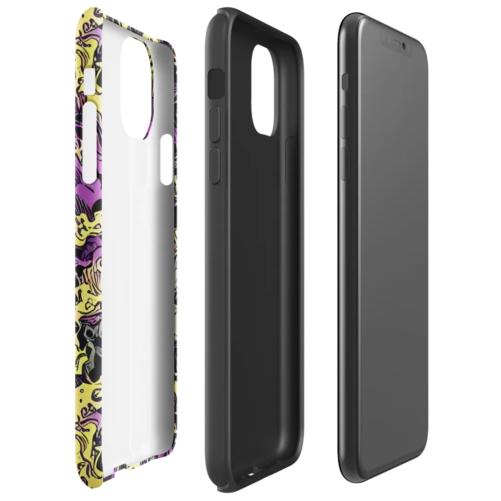 Violet Fossil on Tough Case for iPhone® — Right