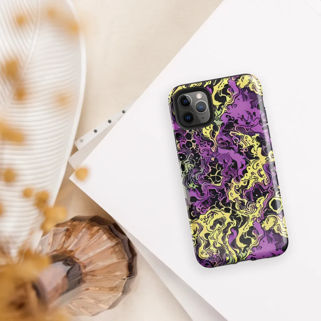 Violet Fossil on Tough Case for iPhone® — Front