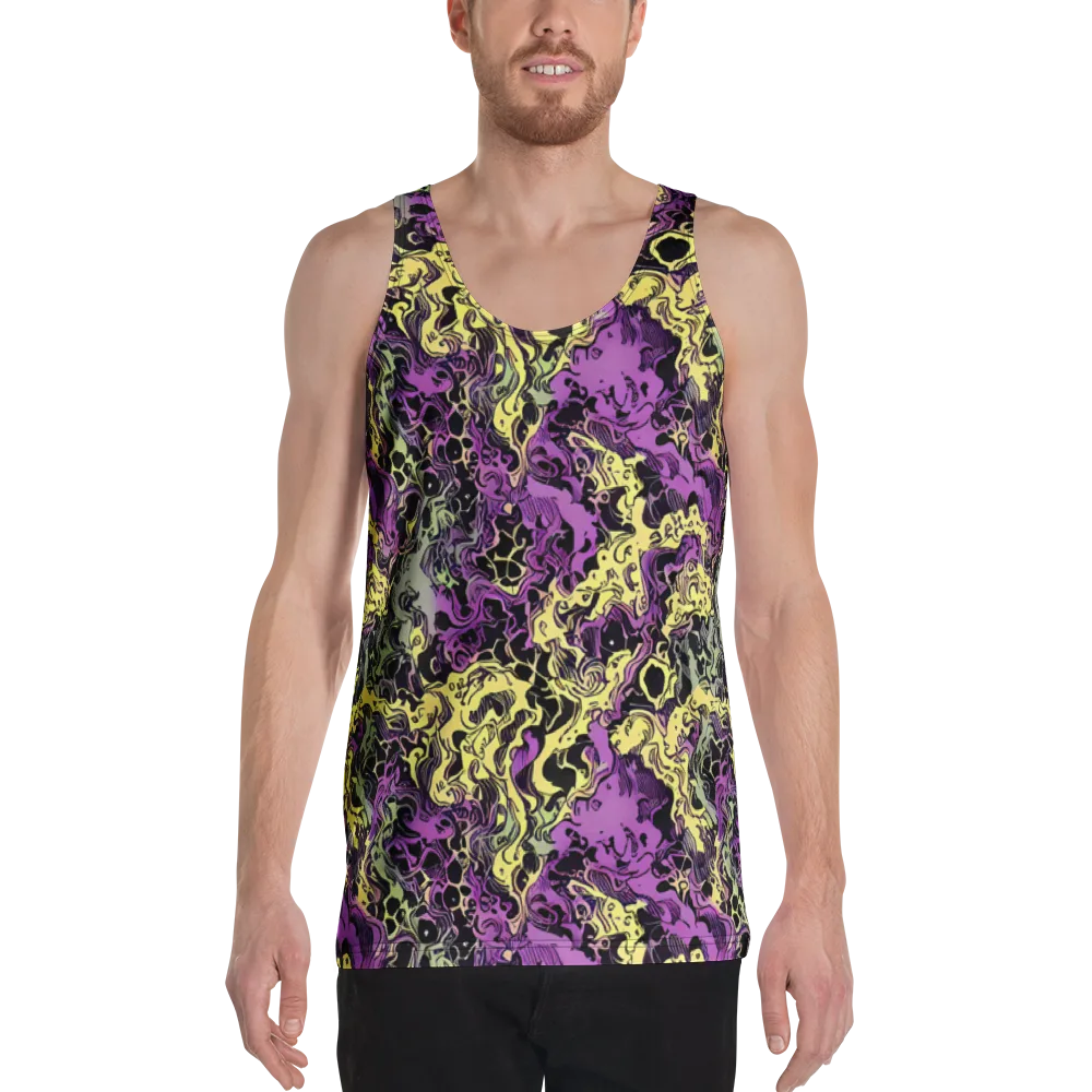 Violet Fossil on Men's Tank Top — Front