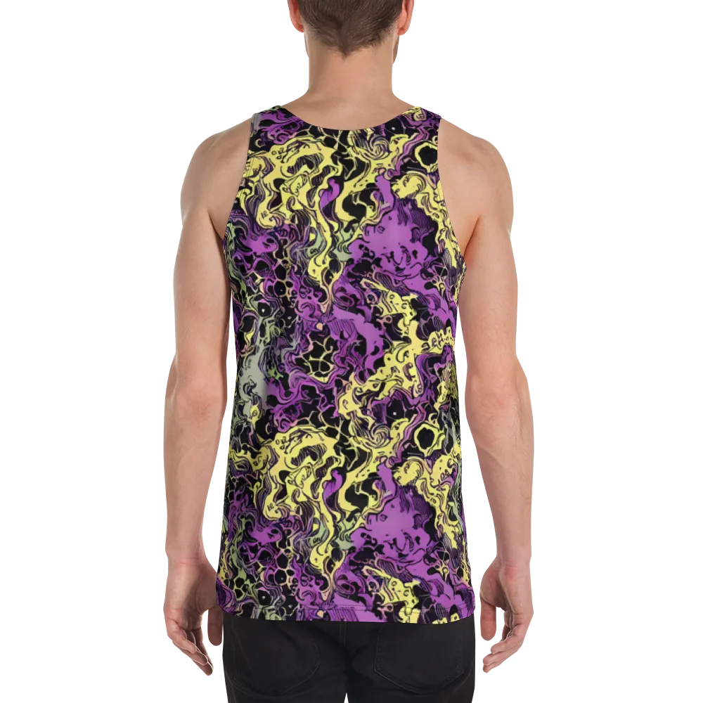 Violet Fossil on Men's Tank Top — Back