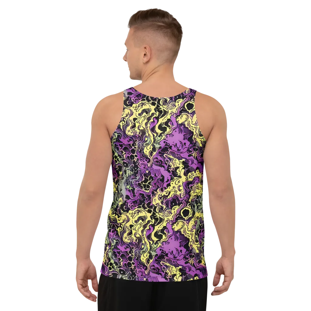 Violet Fossil on Men's Tank Top — Back