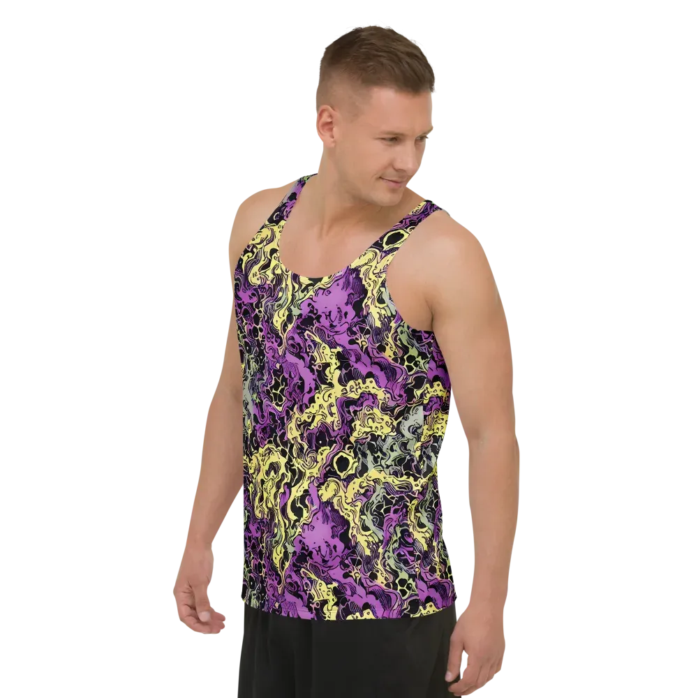 Violet Fossil on Men's Tank Top — Left Front