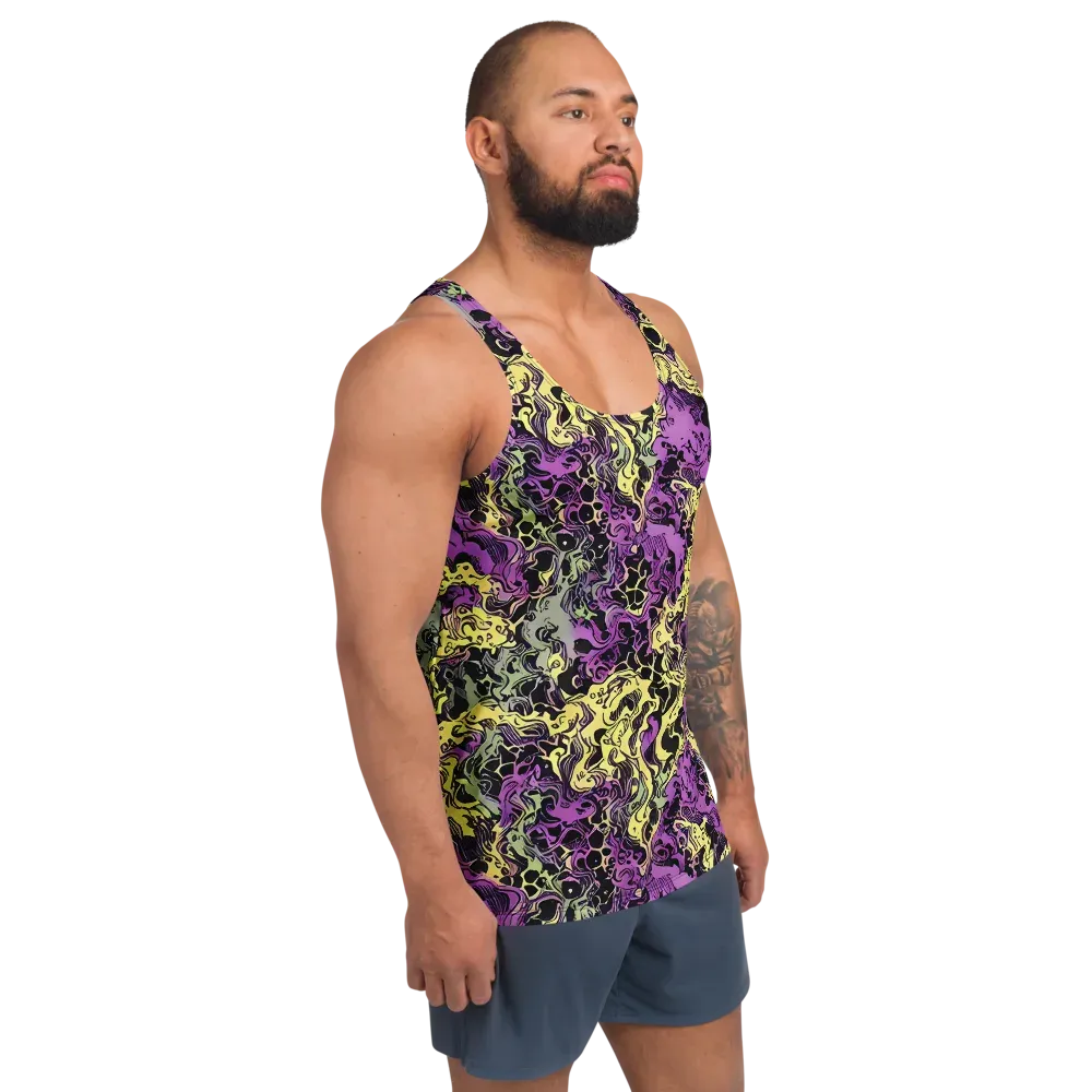 Violet Fossil on Men's Tank Top — Right Front