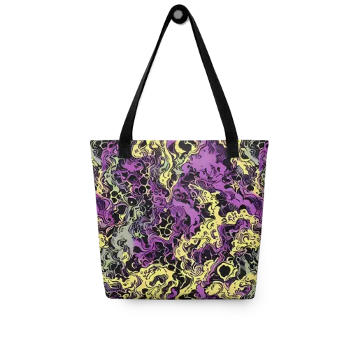 Violet Fossil on a Tote Bag