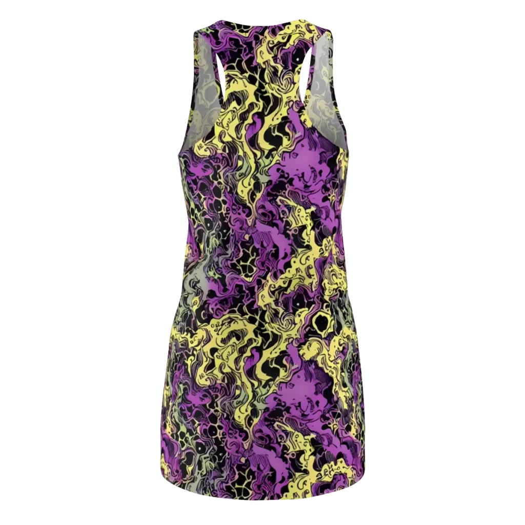 Violet Fossil on Racerback Dress — Back