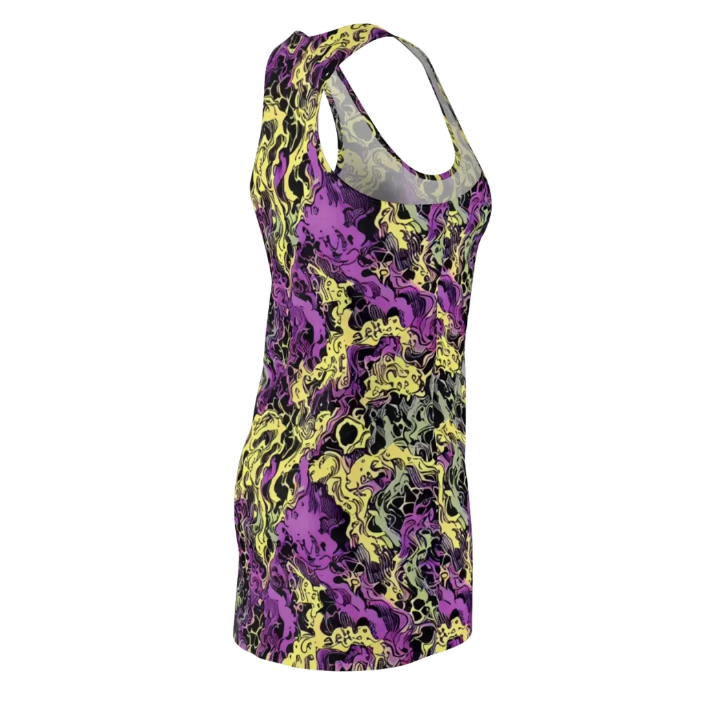 Violet Fossil on Racerback Dress — Back Side