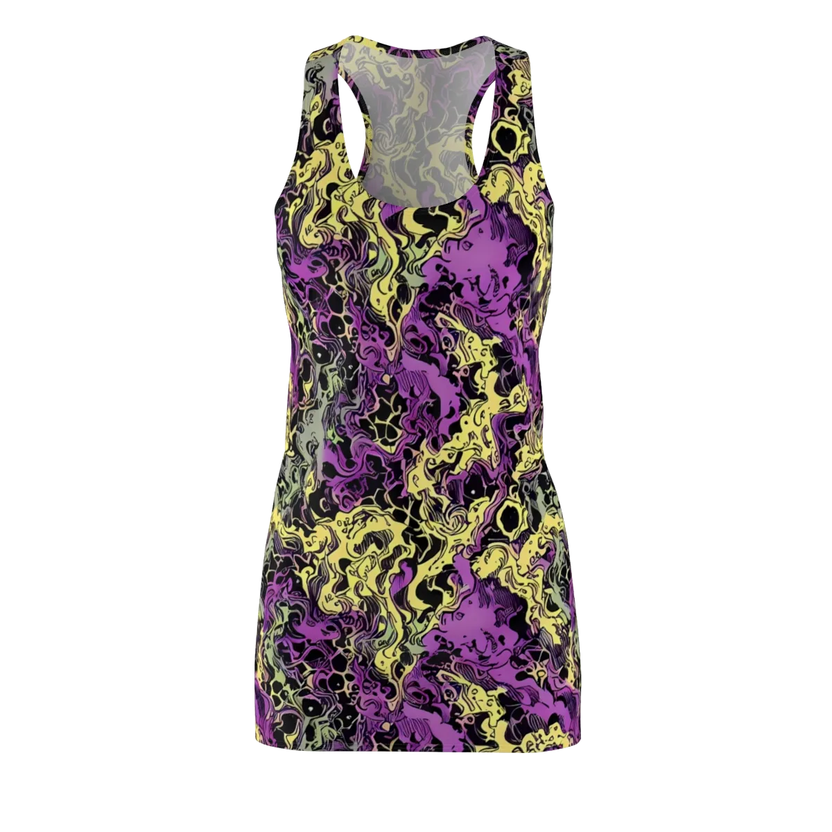 Violet Fossil on Racerback Dress — Front