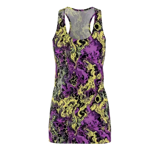 Violet Fossil on a Racerback Dress