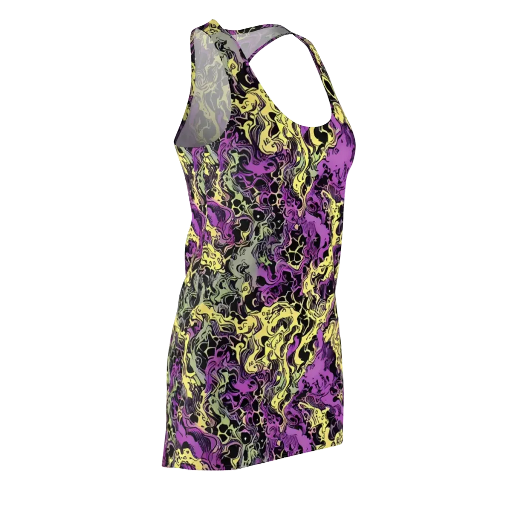 Violet Fossil on Racerback Dress — Front Side