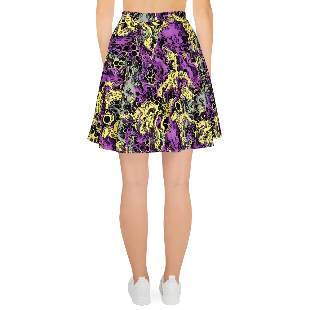 Violet Fossil on Skater Skirt — Back