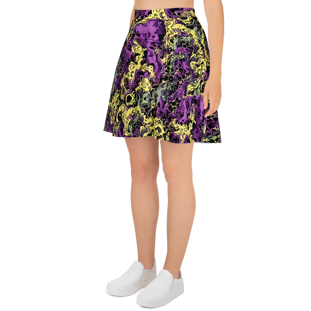 Violet Fossil on Skater Skirt — Left