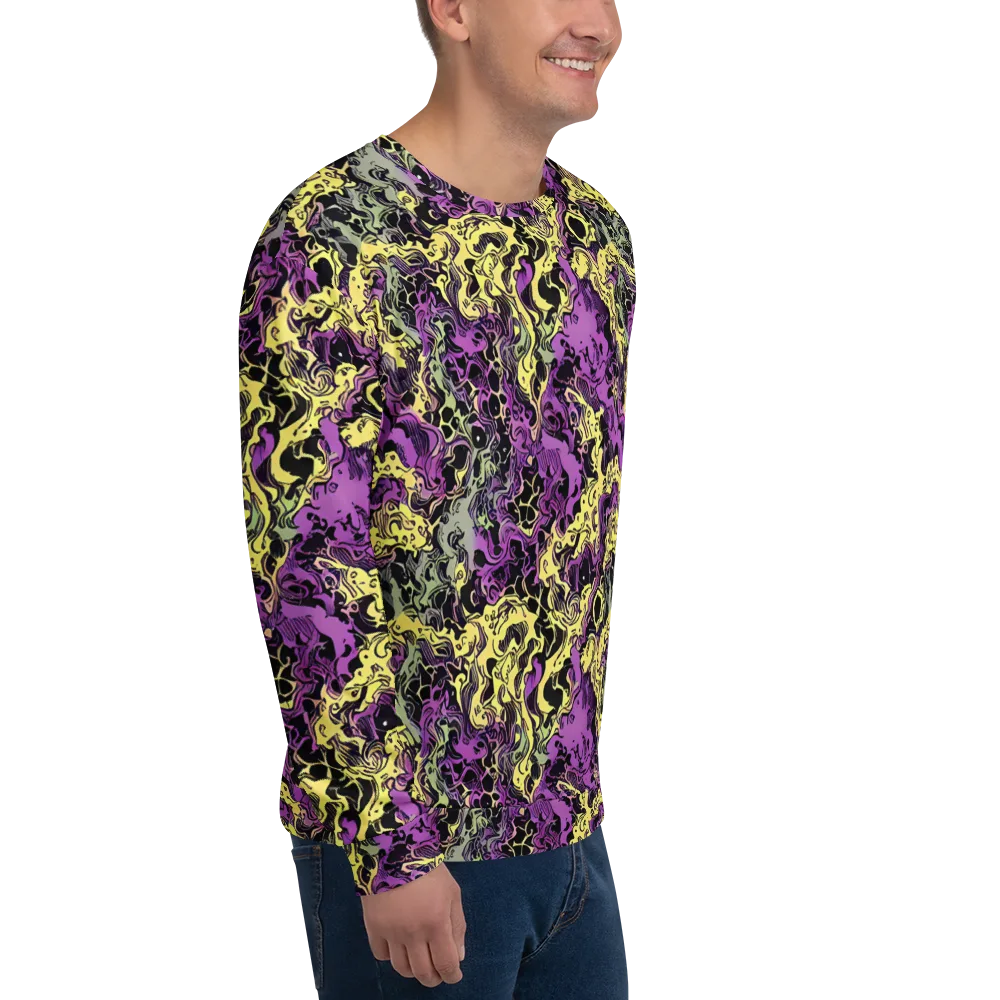 Violet Fossil on Sweatshirt — Right Front