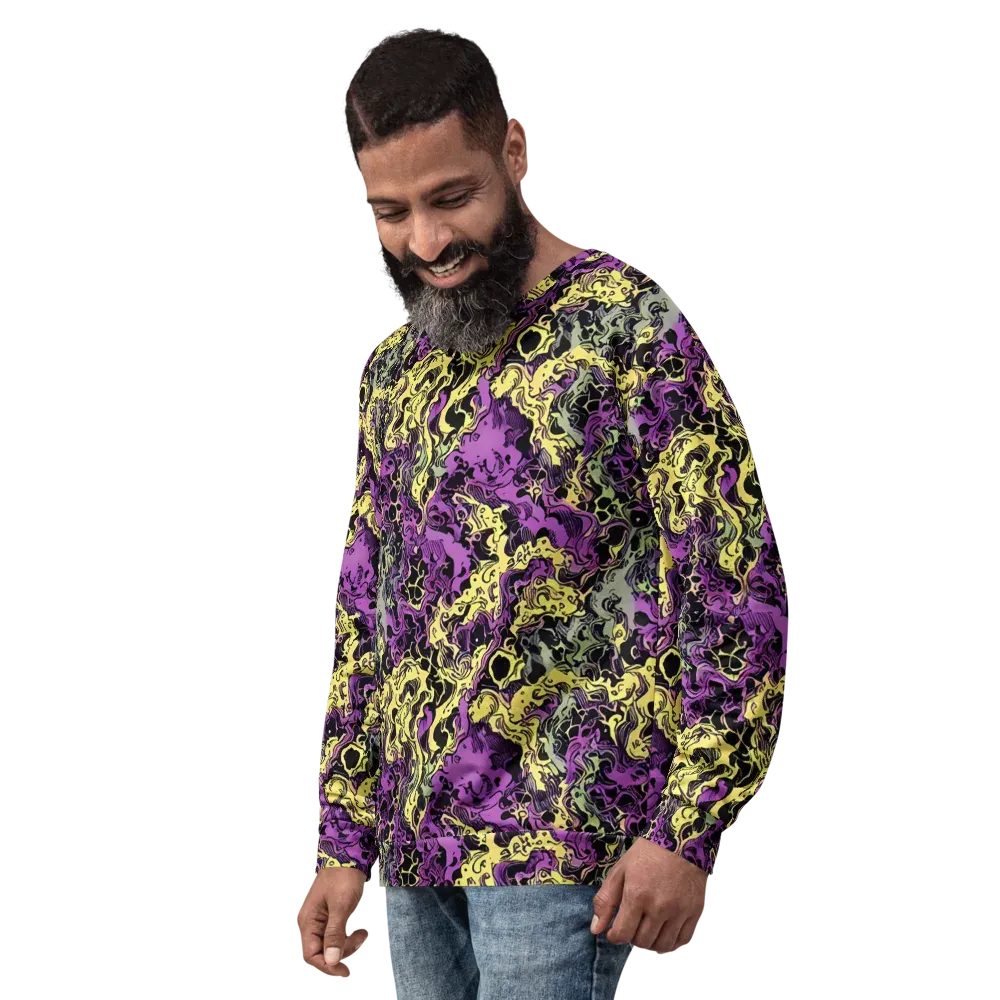 Violet Fossil on Sweatshirt — Left Front