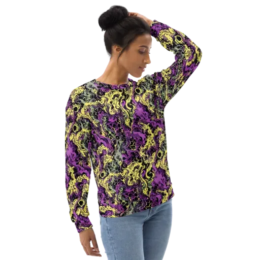 Violet Fossil on a Sweatshirt
