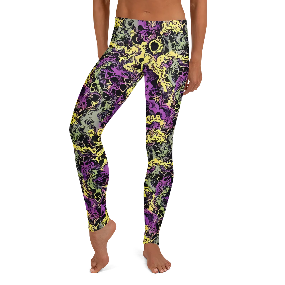 Violet Fossil on Leggings — Front