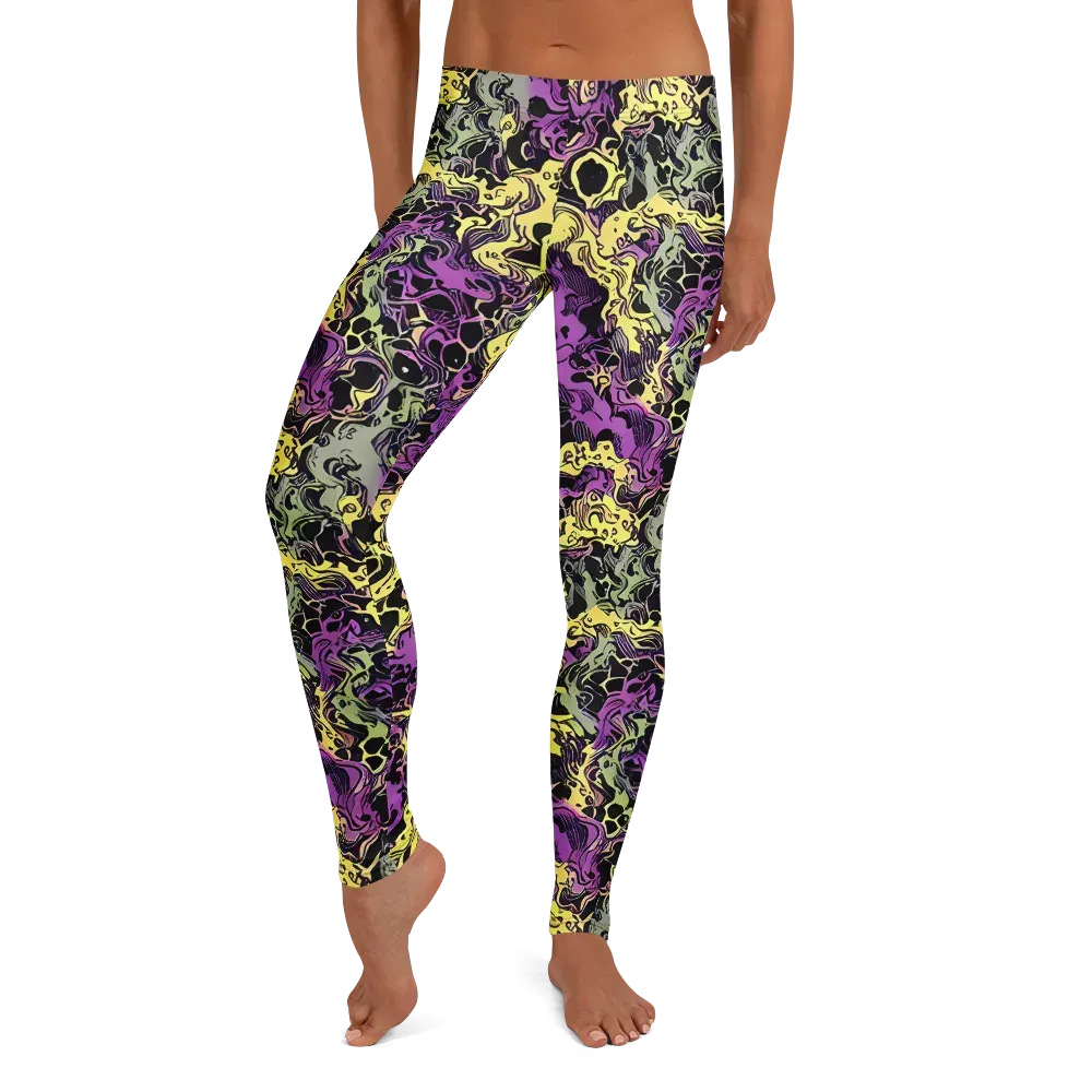 Violet Fossil on Leggings — Front