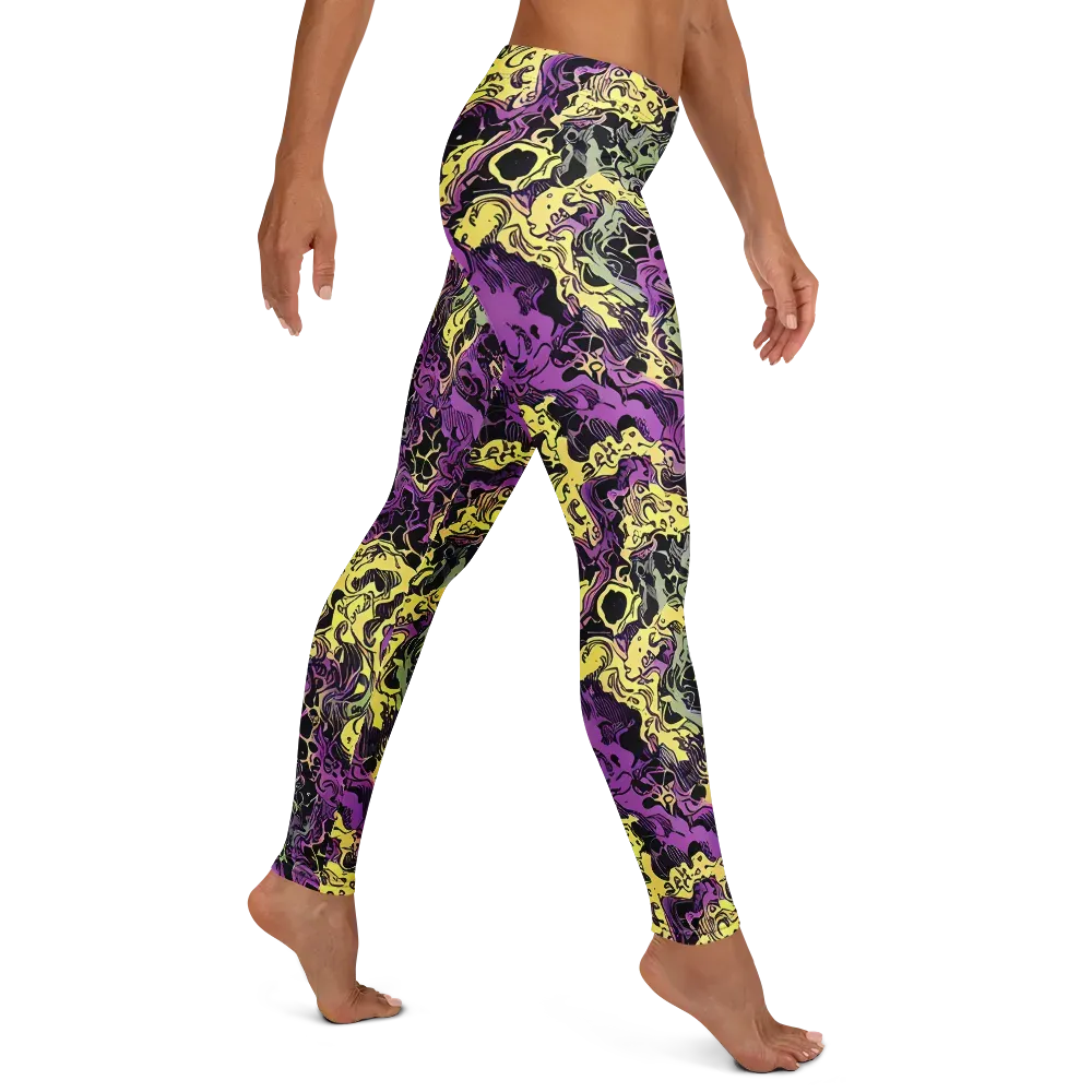 Violet Fossil on Leggings — Right