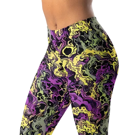 Violet Fossil on a Leggings