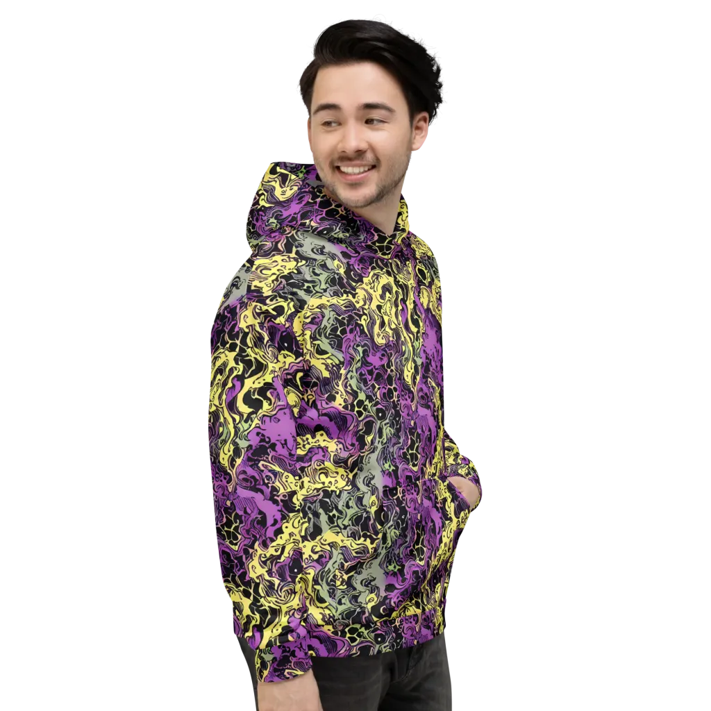 Violet Fossil on Hoodie — Right