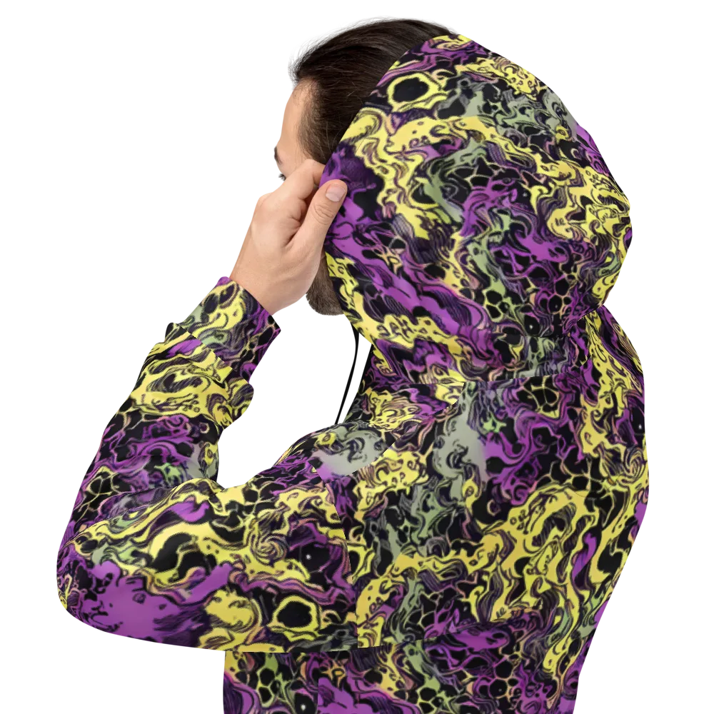 Violet Fossil on Hoodie — Back