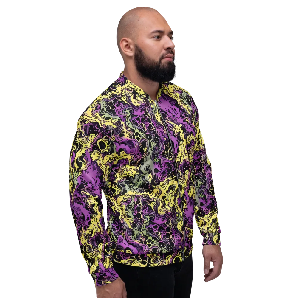Violet Fossil on Bomber Jacket — Right