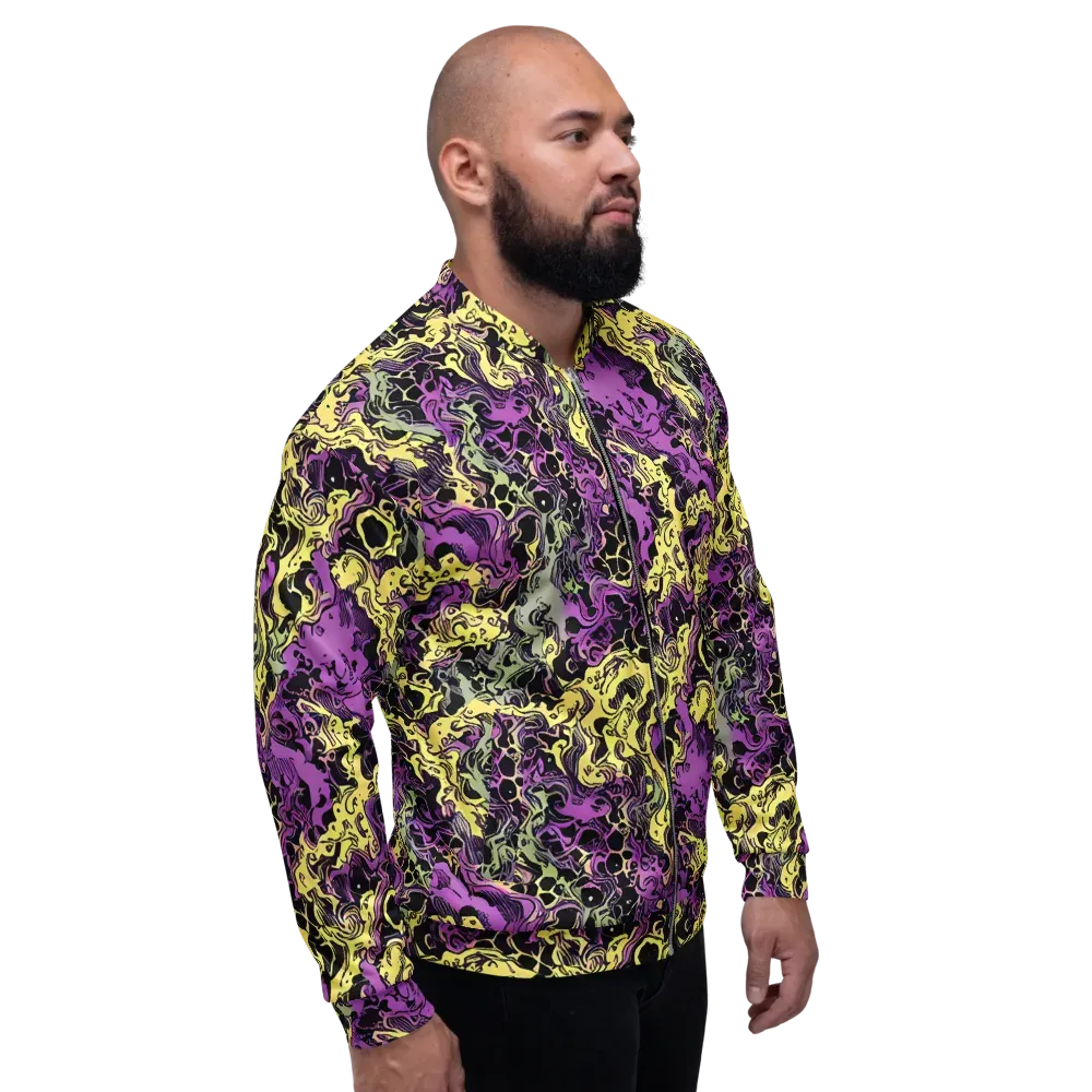 Violet Fossil on Bomber Jacket — Right