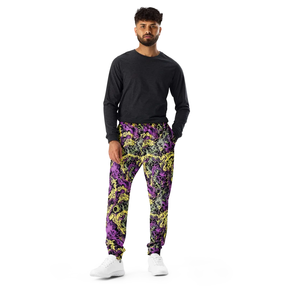 Violet Fossil on Men's Joggers — Front