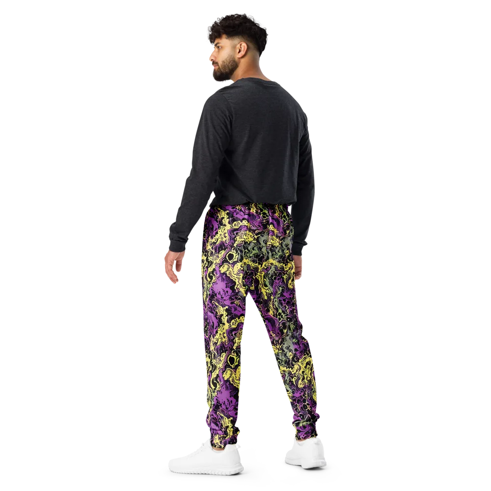 Violet Fossil on Men's Joggers — Back