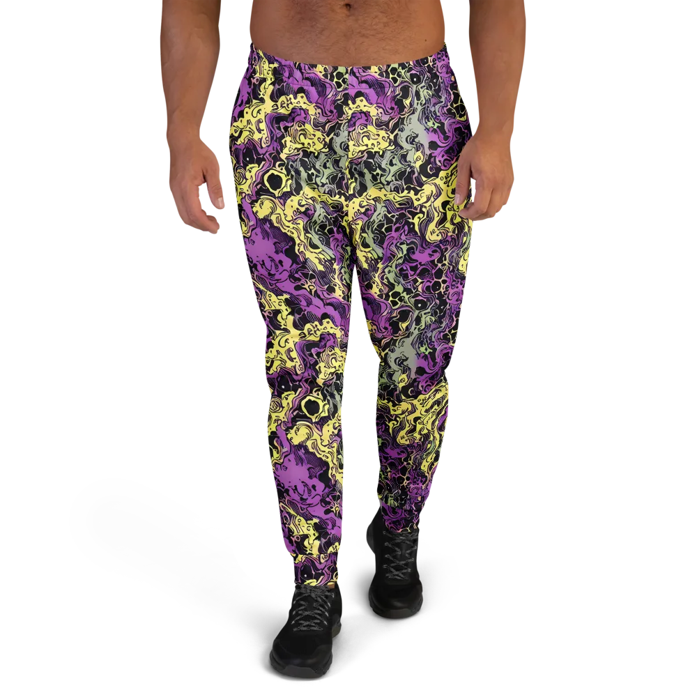 Violet Fossil on Men's Joggers — Front
