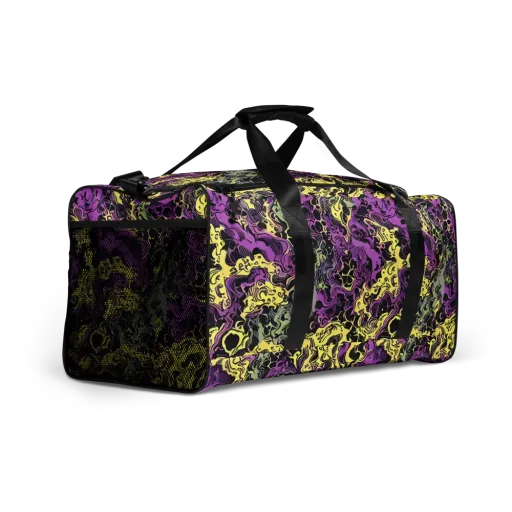 Violet Fossil on a Duffle Bag