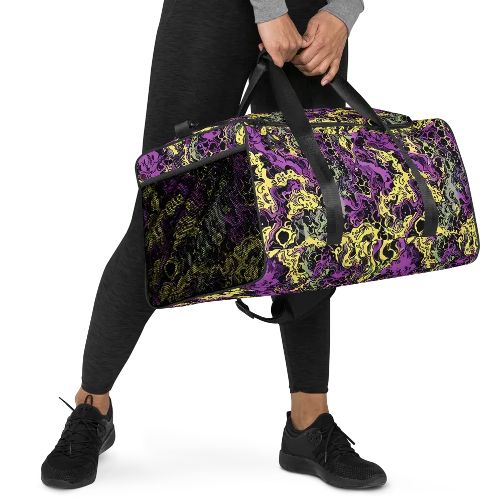 Violet Fossil on Duffle Bag — Right Front