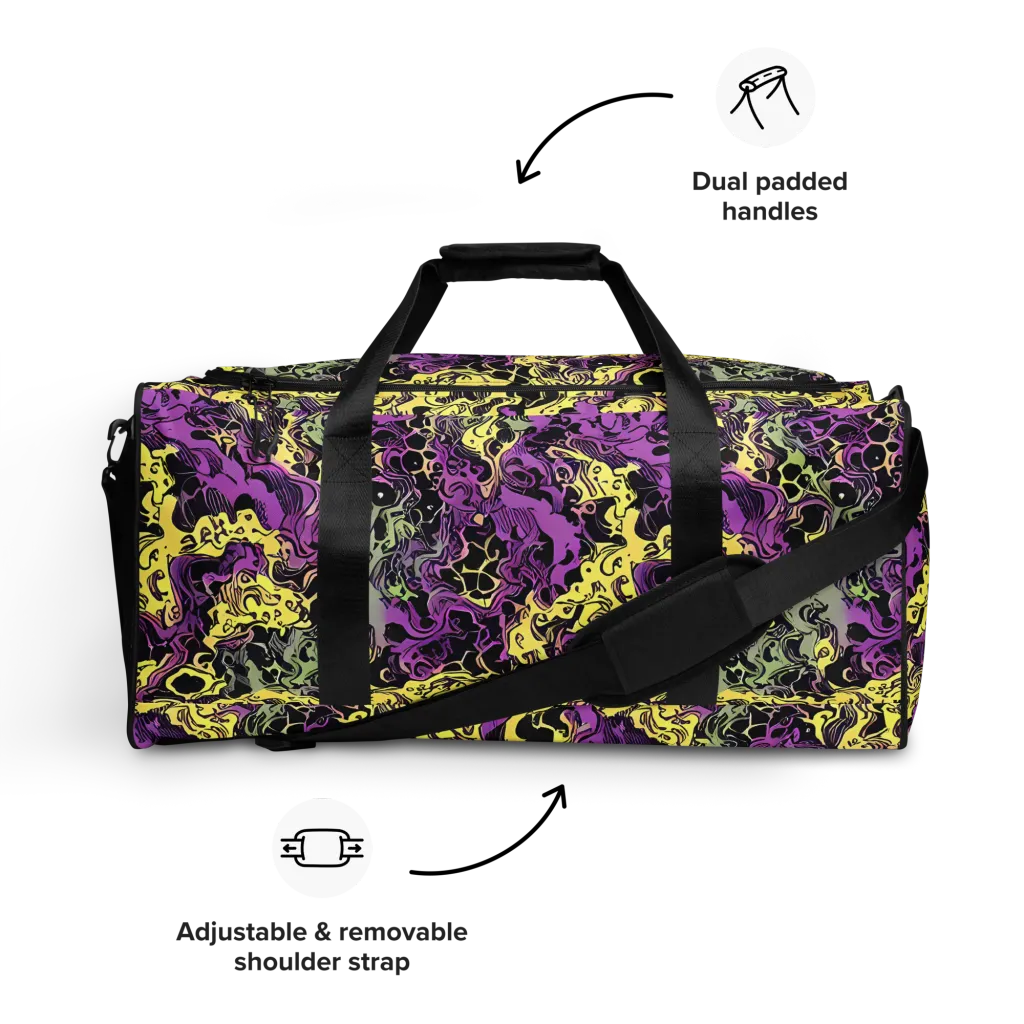 Violet Fossil on Duffle Bag — Front