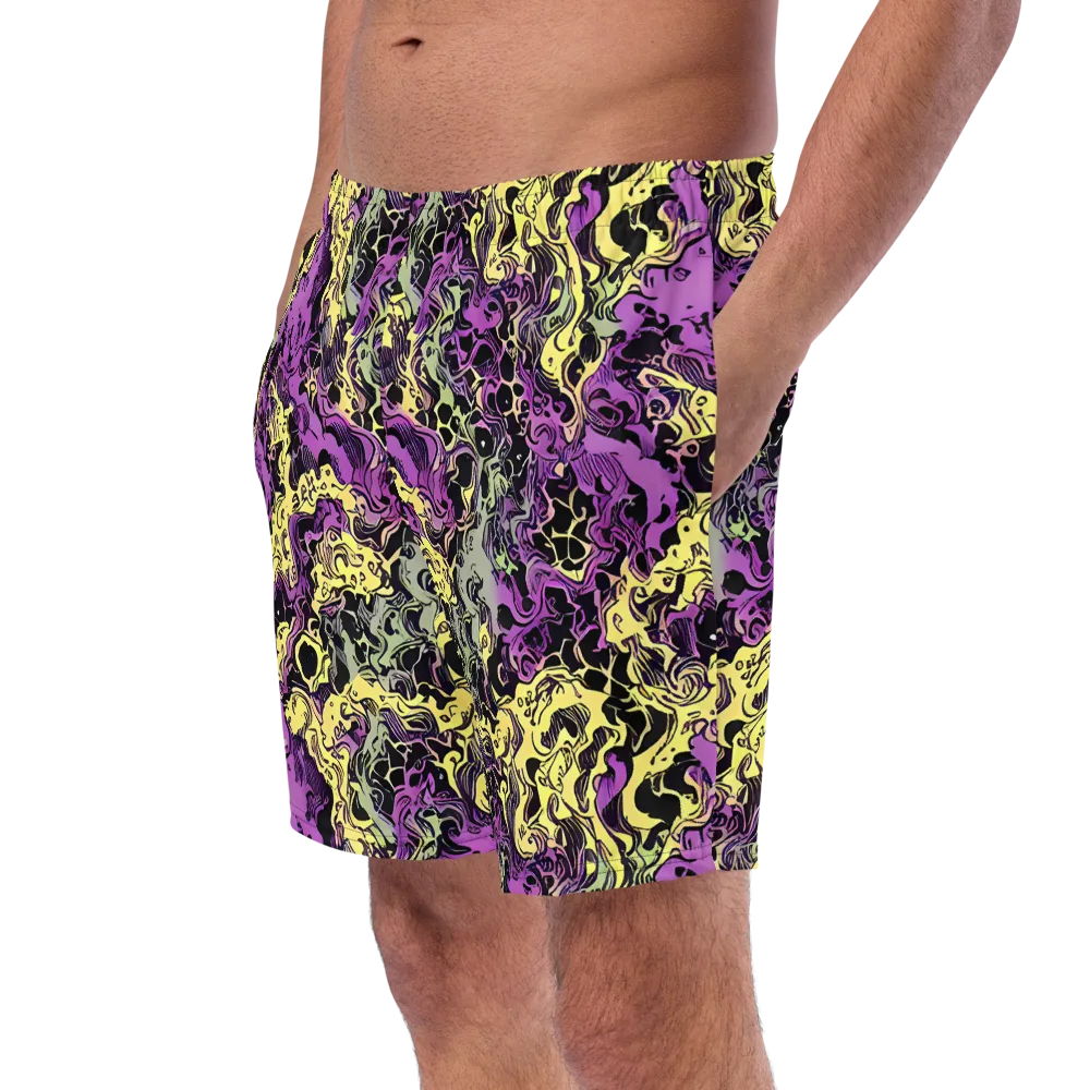 Violet Fossil on Swim Trunks — Left Front