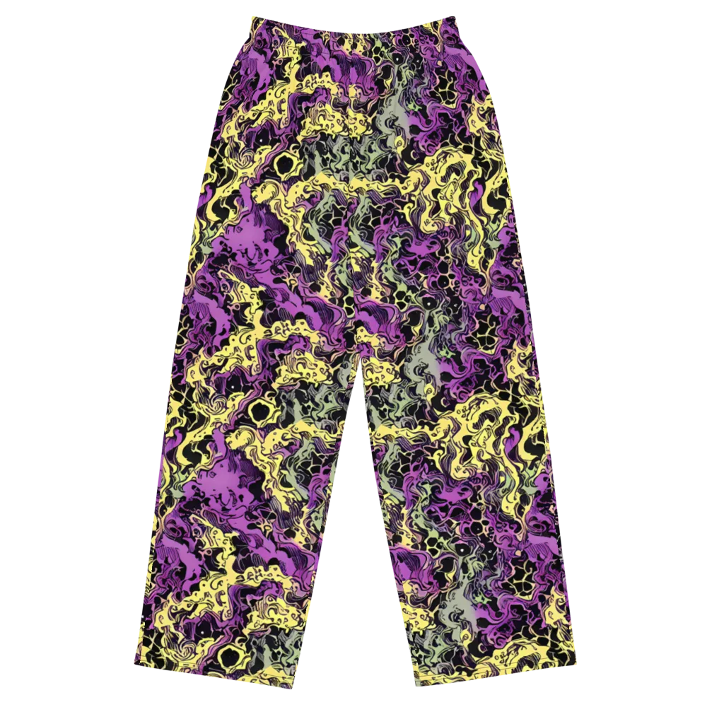 Violet Fossil on Wide-Leg Pants — Front