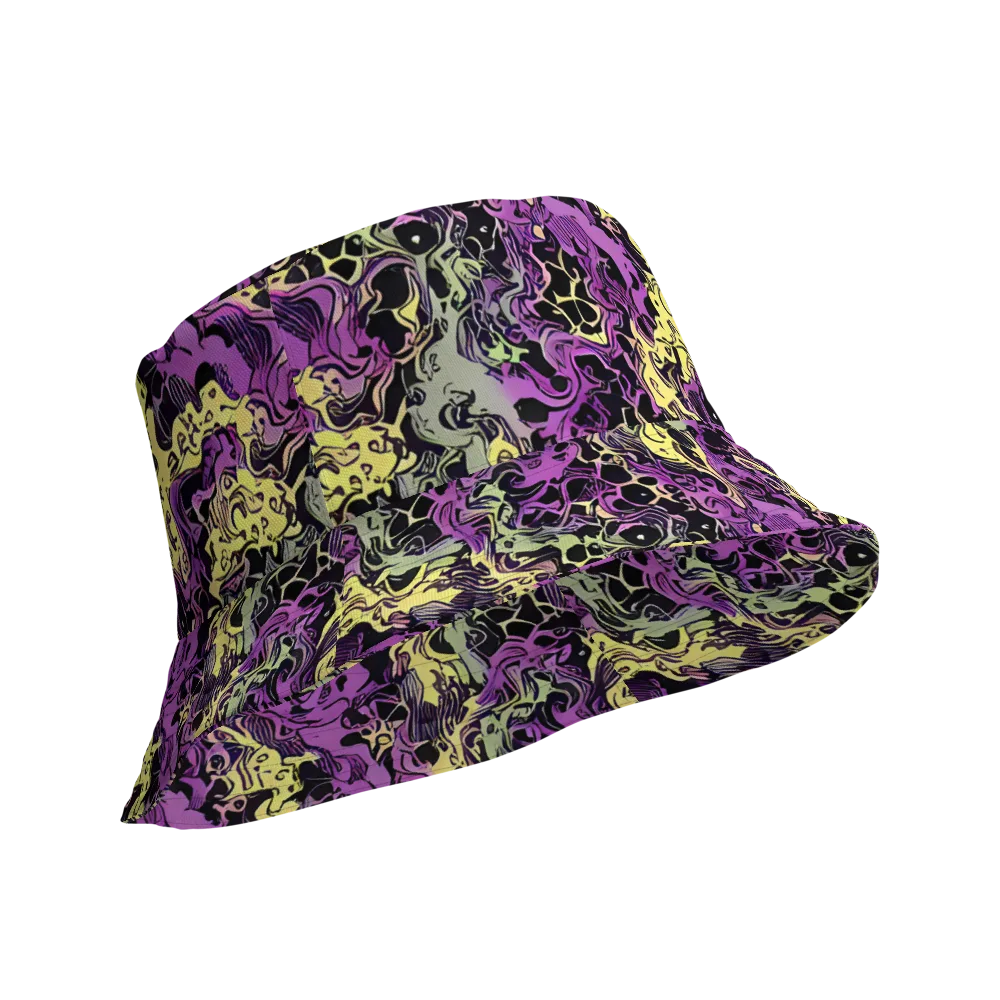 Violet Fossil on Reversible Bucket Hat — Product details Outside
