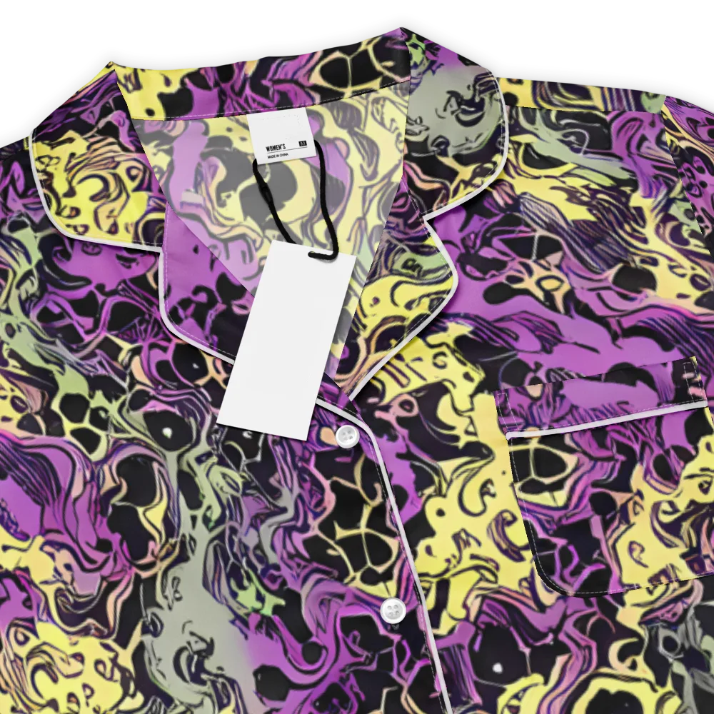 Violet Fossil on Women's Short Sleeve Pajama Top — Product details