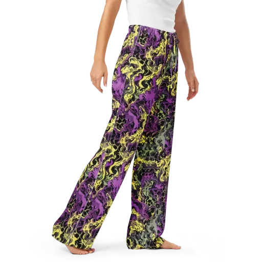 Violet Fossil on a Women's Pajama Pants