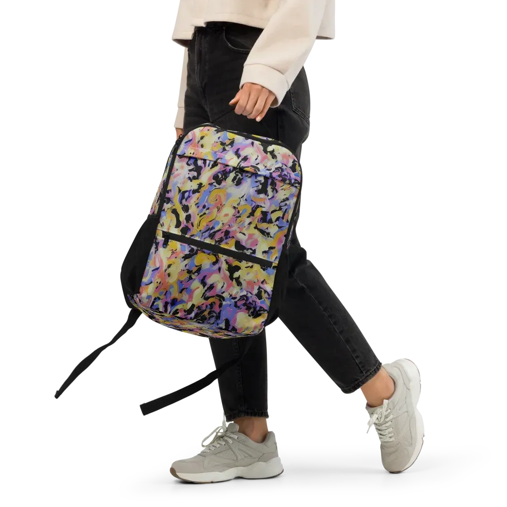 Electric Impression on Utility Backpack — Front