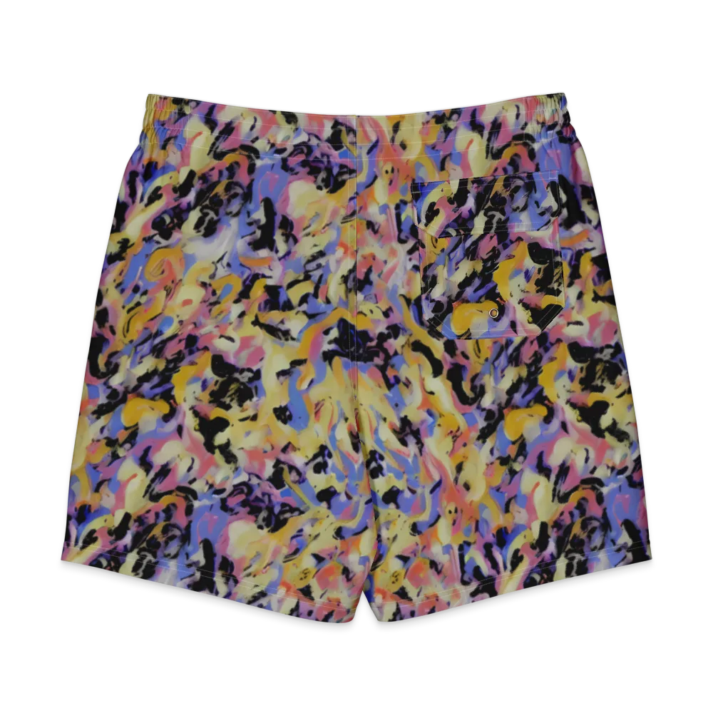 Electric Impression on Men's Board Shorts — Back