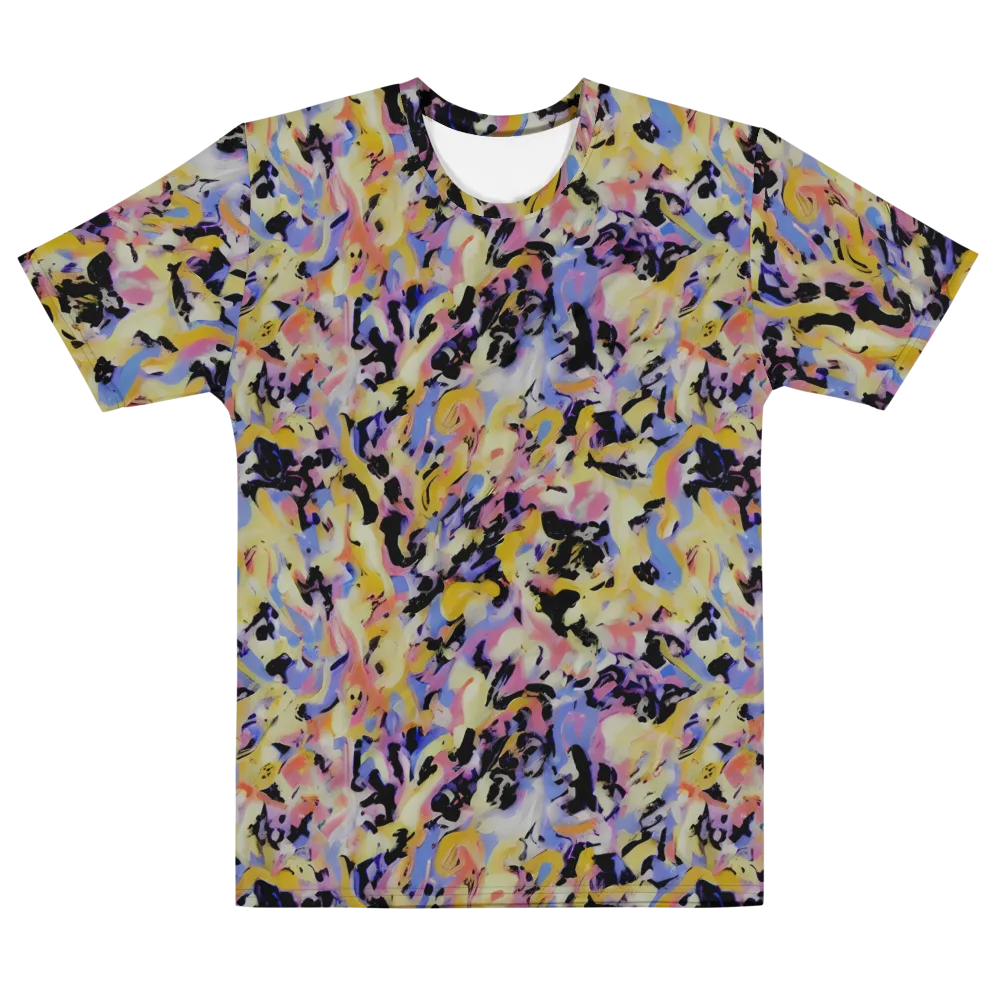 Electric Impression on Men's Cotton Crew Neck T-Shirt — Front