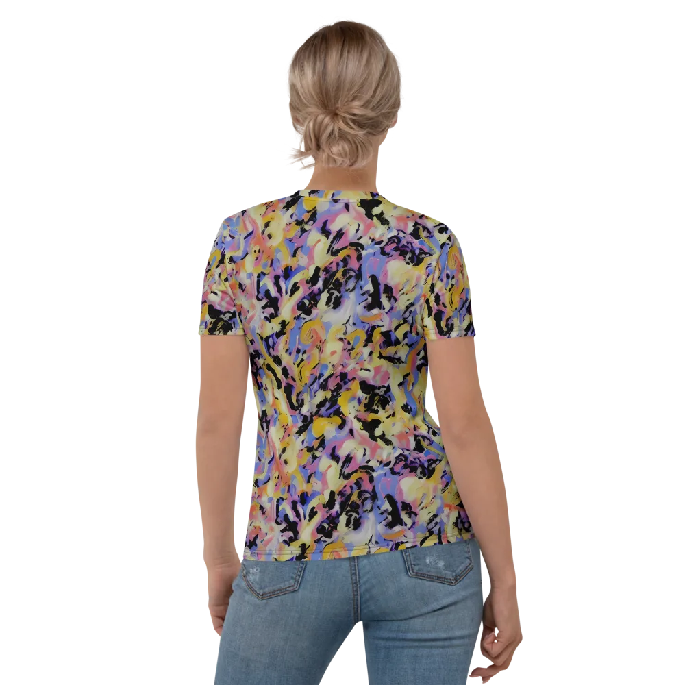 Electric Impression on Women's Crew Neck T-Shirt — Back