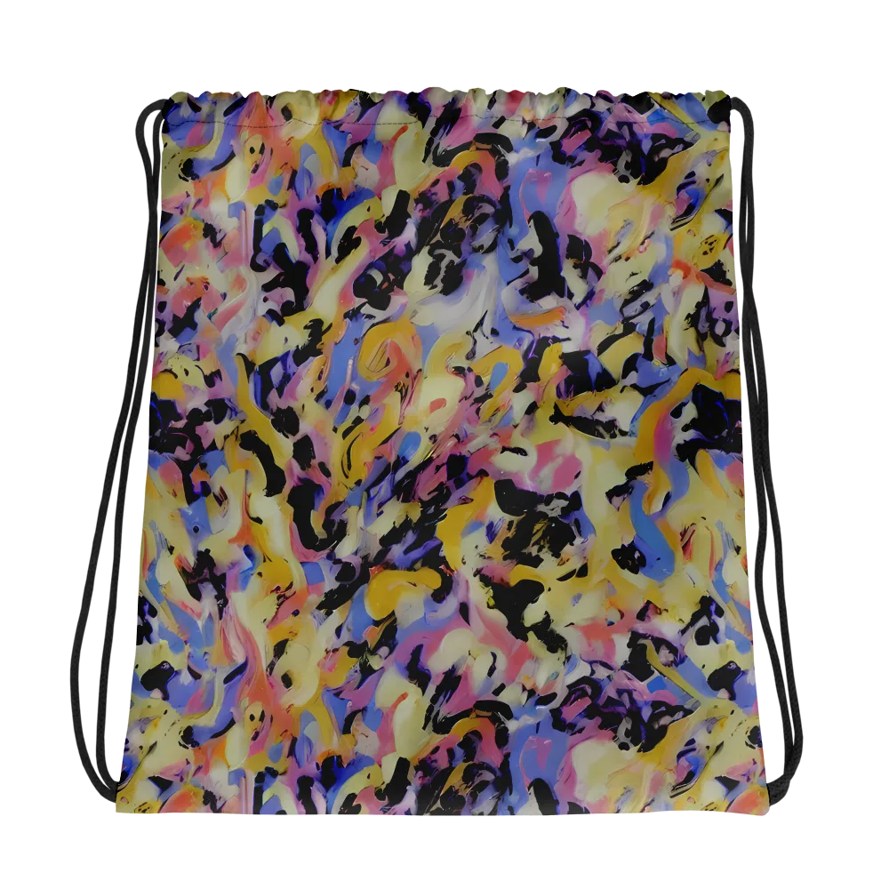 Electric Impression on Drawstring Bag — Photo