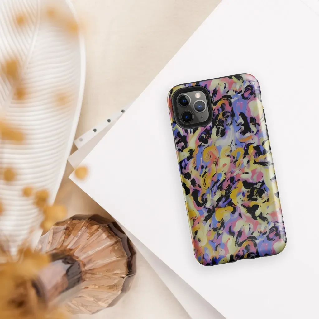 Electric Impression on Tough Case for iPhone® — Front