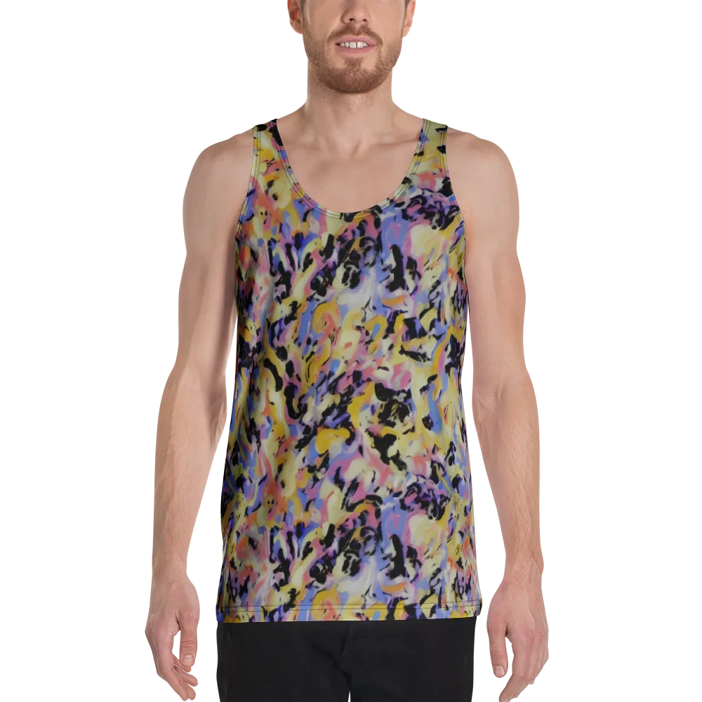 Electric Impression on Men's Tank Top — Front